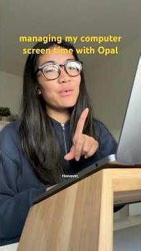 how I manage computer doomscrolling w/ Opal #doomscrolling #screentime