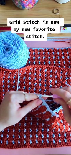 Discover the Grid Stitch: My New Favorite Crochet Stitch