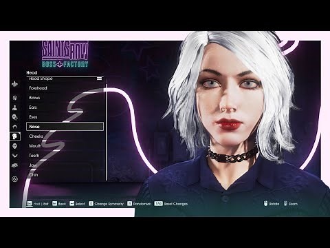 Saints Row Boss Factory Character Creation (Code: rekkbbd)