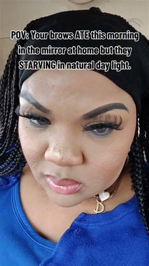 Being a beginner with makeup you gone have some bad makeup days. it's ok 😌🤣 #makeup #badmakeup
