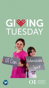 Today is Giving Tuesday! We are so thankful for our community members, medical professionals, and volunteers who support our mission. Visit www.oif.org/givingtuesday2025 to learn more. | Osteogenesis Imperfecta Foundation
