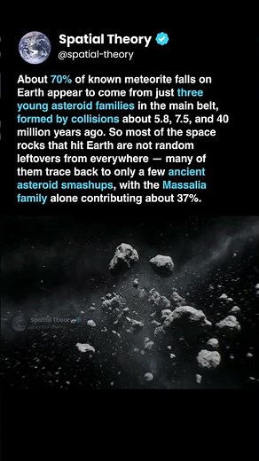 Most Meteorites Hitting Earth Come From Just 3 Asteroid Families