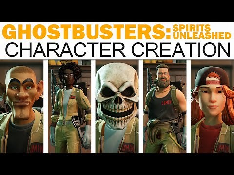 Ghostbusters: Spirits Unleashed Character Creation (Male & Female, Full Customization, All Options!)