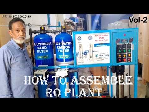 How To Assemble RO Plant Part-2| Reverse Osmosis Water Plant