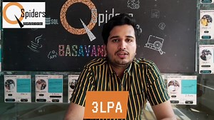 21 reactions | Our Student RITWIK RAJ PANDEY B.TECH (EEE), Placed as ASSOCIATE SOFTWARE ENGINEER, giving feedback about the Institution, Trainers, HRs and his Experience in QSpiders Basavanagudi. #qspidersbasavanagudi #qspiders #btech #eee #juniorsoftwareengineer #softwareengineer #careergrowth #placements #placementsdrive #success #review #fresher #automationtesting #softwaretesting #testing #banglore #india | QSpiders Basavanagudi | Facebook