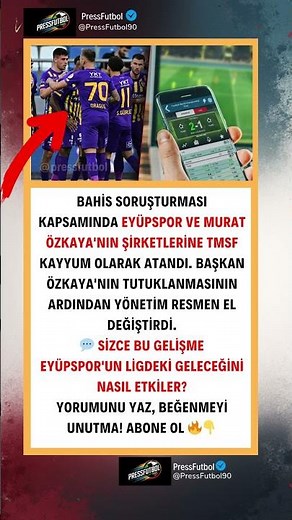 ⚡ EYÜPSPOR'A KAYYUM ATANDI: SÜPER LİG'DE ŞOK! 🏛️⚽🚨