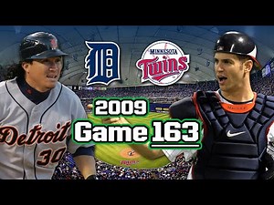 Game 163 DRAMA! (Tigers vs. Twins 2009 AL Central tiebreaker) | MLB Classic Games