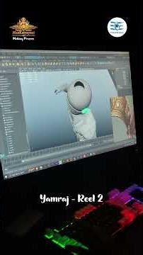 Yamraj 3D model making Process. 🌌 Reel2 | #shorts