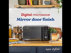 Russell Hobbs RHFM2363B 23L Flatbed Digital 800w Solo Microwave Black