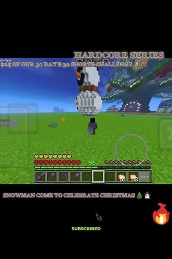 #24 OF OUR 30 DAY'S 30 SHORTS CHALLENGE 🗿💯💥 ~|~ SNOWMAN COME TO CELEBRATE CHRISTMAS 🎄 ❄️ ☃️