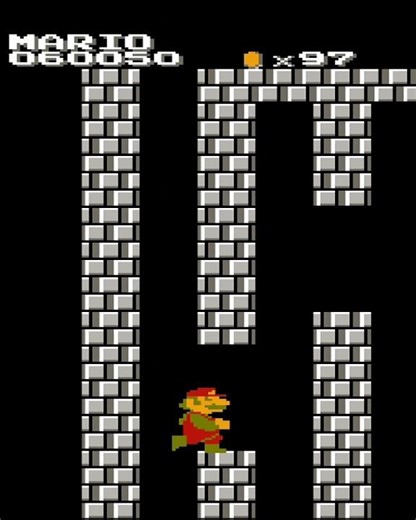 NES Mario Bros World 3-1 Bowser Castle Level Complete #nintendo #mario