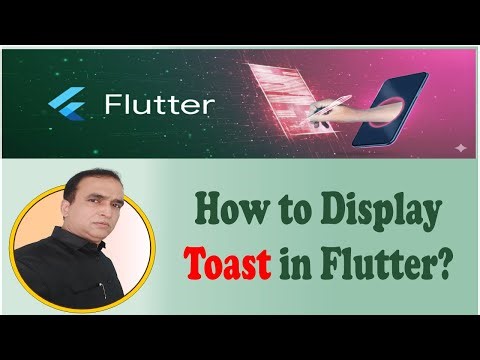 How to Display a Toast Message in Flutterr | Tutorial -21 | Dr. Vipin Classes