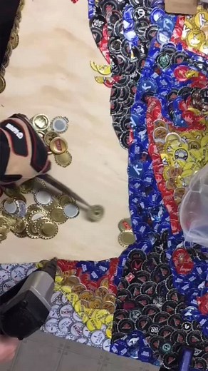 Share with someone who appreciates HANDMADE art 🙌🏼 | JAM Bottle Cap Art