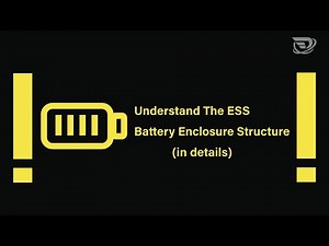 👉Understand The ESS Battery Enclosure Structure( in details)