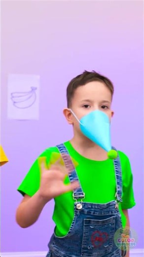 Hands-Free 🎨 Painting Fun! #kids #challenge