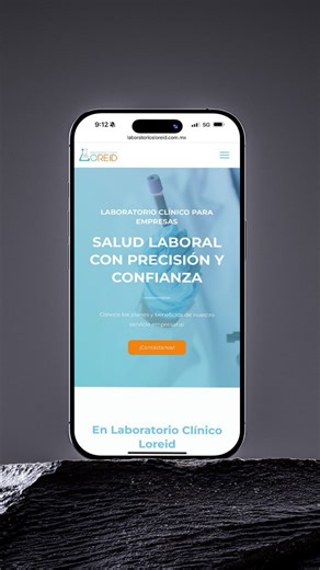 Crea Software 🚀 Diseño y desarrollo web | Desarrollo de página web para Loreid Laboratorio Clínico 🧪 En ella, centralizamos sua servicios, tipos de estudios, paquetes y... | Instagram