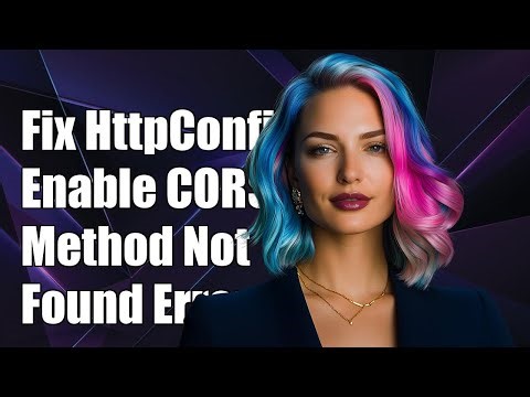 Fixing HttpConfiguration EnableCors Method Not Found Error in ASP.NET