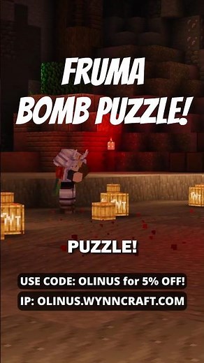 Fruma EXPLOSIVE Puzzle SOLUTION! #mmorpg #wynncraft #minecraft