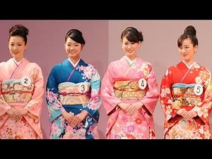 「第46回ミス日本」出場者が着物姿で登場！