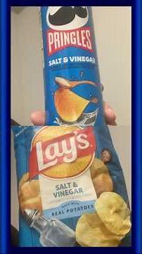 Pringles & Lay’s Salt & Vinegar Reviews — Two Separate Chip Reviews in One Video