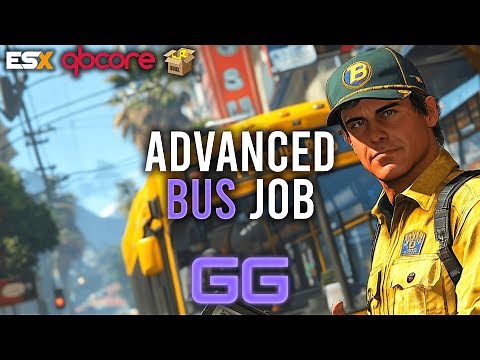 [FREE] Advanced Bus Job | FiveM Script | QBCore, ESX, QBOX Compatible | 2025