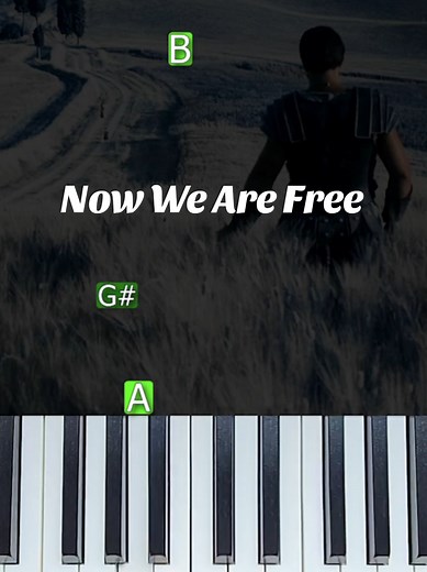 Easy Piano Tutorial for Now We Are Free