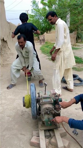 Testing honda speed diesel engine starting