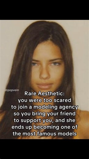 Rare Aesthetic you were too scared to join a modeling agency so you bring your friend to support 😭💔