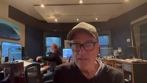 Working here with David Hamilton on the song for Ukraine. | Michael W. Smith