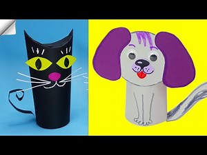 6 moving Paper toys | Easy paper crafts