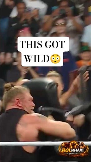 Lesnar & Oba Femi LOST CONTROL 😳