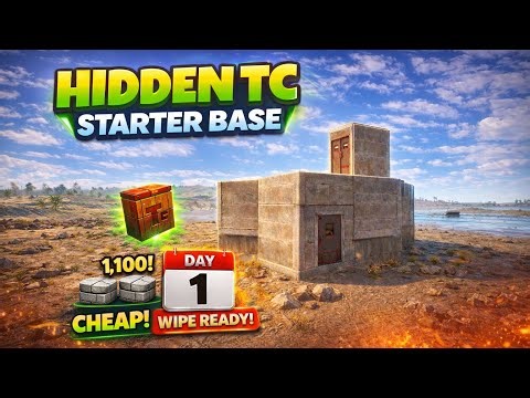Hidden TC Starter Base 🔒 | Cheap & Wipe-Day Ready (Rust)