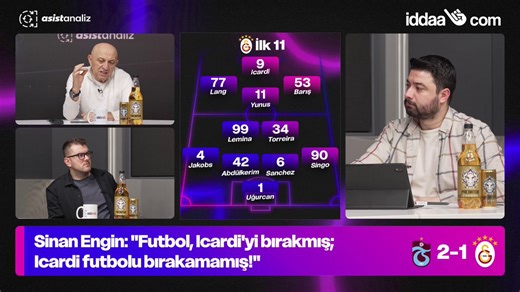 💥Sinan Engin: Icardi'yle bu işler olmaz. Biraz mücadele edecek, dövüşecek stoperlerle. Onuachu nasıl yapıyor? Sezon sonunda Galatasaray şampiyon olursa; takım toplansın ve Osimhen'e çok büyük bir hediye alsın. Osimhen'siz Galatasaray normal bir takım.