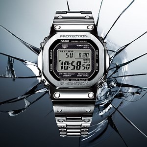 Men’s Silver Metal Watch: G-SHOCK GMWB5000 Watches | CASIO