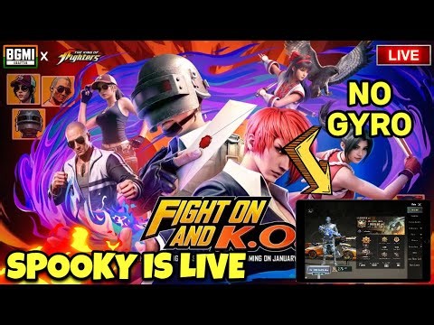 NON GYRO🔥 | IPAD GAMPLAY | V | BGMI LIVE WITH 👻SPOOKYISLIVE