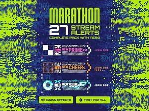 Marathon Stream Alerts Pack – 27 Animated Alerts for Twitch, Youtube & Kick – Sci-fi Gaming Overlay - Etsy