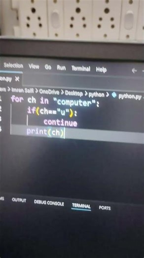 use continuous statment in python#coding #classhtml