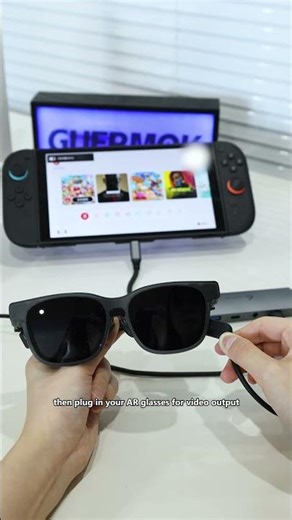 I turned my Switch 2 into an AR glasses gaming setup — One dock (Luma / XREAL / RayNeo）