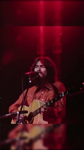 George Harrison Singing "Here Comes The Sun" Live In New York #thebeatles #beatles #georgeharrison