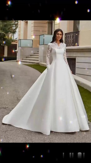 Elegant satin wedding dresses for brides to be. #weddinginspo #bride #weddingdresses #fyi #weddingtrends #bridetobe #pure #white #elegant #fashion #trending2023 #weddingdress2023 #elegantweddingdress #whitesatindress #satindress