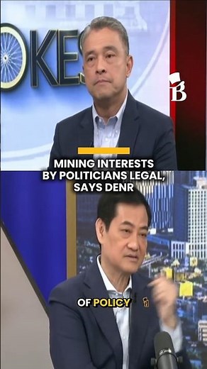 Mining interests by politicians legal, says DENR