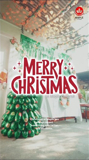 Maple Tutorial on Instagram: "Some glimpse of Christmas celebration at Maple Tutorial. Special thanks to @olivetree_siliguri for the cake 🤍🙌 . . . . (coaching centre siliguri, best hostel in siliguri, winter crash course 2025, cbse tuition, icse tuition, isc tuition, board exam preparation , hostel, study smart, coaching centre in North Bengal) #mapletutorial #christmascelebration #party"