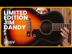 Gretsch Limited Edition Jim Dandy Concert Solid Top Acoustic Guitar - Heritage Burst - Glossy