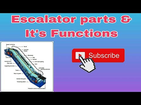 Escalator parts and functions for each component