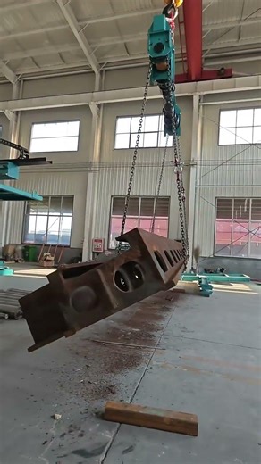 Chain type beam rotator /flipping machine #machine #factory #steel #rotator #tools