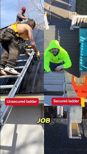 Secure your ladder before you climb