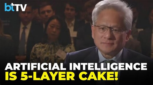 Jensen Huang breaks down AI: The 5-layer cake explained