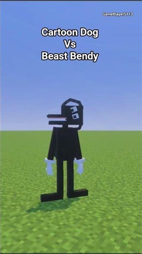 Cartoon Dog Vs Beast Bendy(BendyTheDemon18) #minecraft #mobbattle #mcpe #addon #shorts