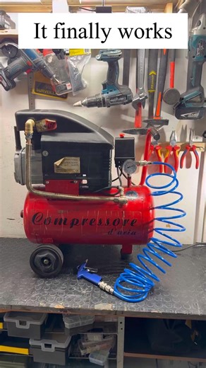 Dead Compressor… Fixed in Minutes? 😳 #restoration #compressor #diy #repair #fix