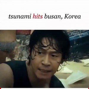 TIDAL WAVE Tsunami hits busan Korea VideO 